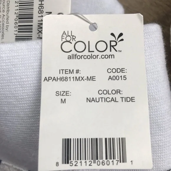 NWT All For Color Nautical Tide Linen Beach Pants M - Picture 4 of 7